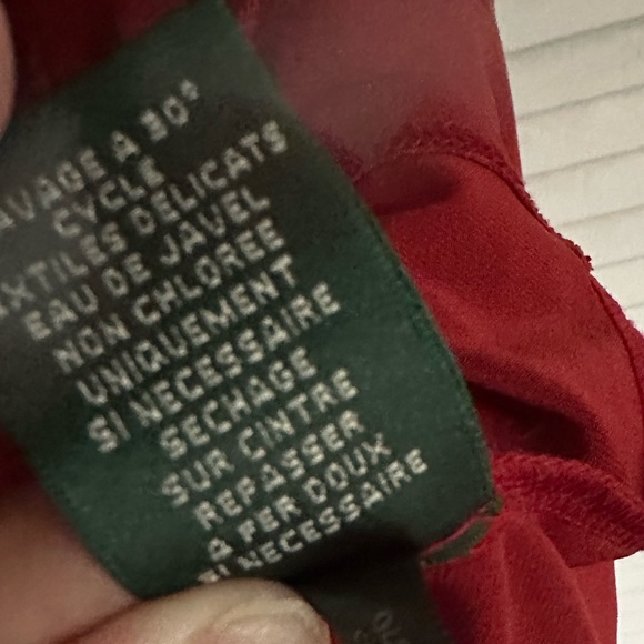 Ralph Lauren Elegant One Shoulder Slimming Dress Fall Wedding Cocktail RN41381 - Picture 13 of 13